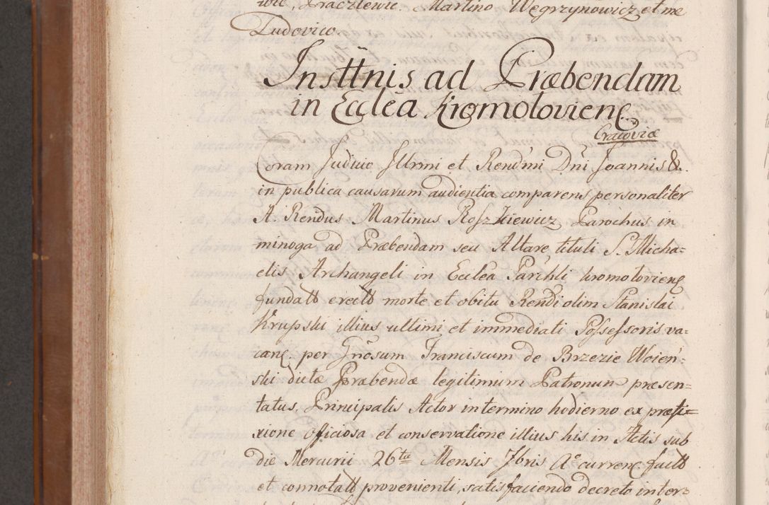 Zdjęcie nr 988 dla obiektu archiwalnego: Volumen VII actorum episcopalium Joannis Małachowski, episcopi Cracoviensis, ducis Severiae de anno 1694 - 1696, quorum index ad finem videatur