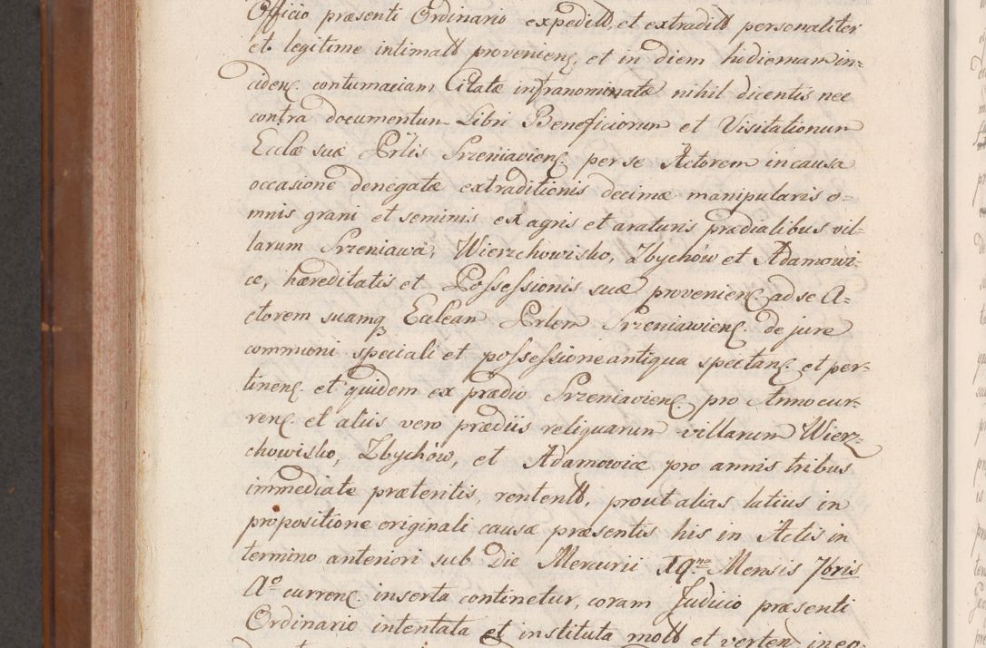 Zdjęcie nr 986 dla obiektu archiwalnego: Volumen VII actorum episcopalium Joannis Małachowski, episcopi Cracoviensis, ducis Severiae de anno 1694 - 1696, quorum index ad finem videatur