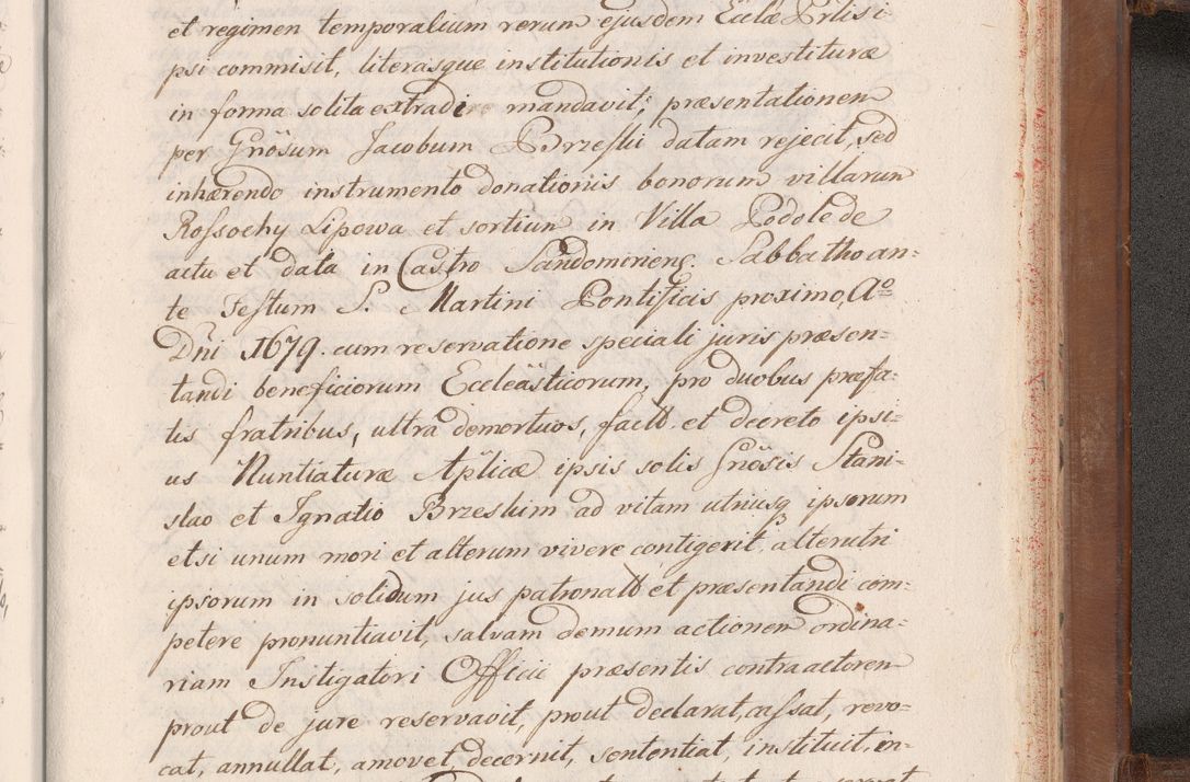 Zdjęcie nr 985 dla obiektu archiwalnego: Volumen VII actorum episcopalium Joannis Małachowski, episcopi Cracoviensis, ducis Severiae de anno 1694 - 1696, quorum index ad finem videatur