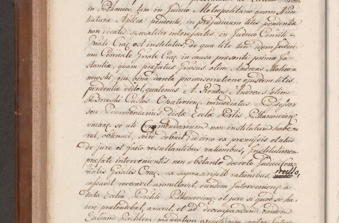 Zdjęcie nr 984 dla obiektu archiwalnego: Volumen VII actorum episcopalium Joannis Małachowski, episcopi Cracoviensis, ducis Severiae de anno 1694 - 1696, quorum index ad finem videatur