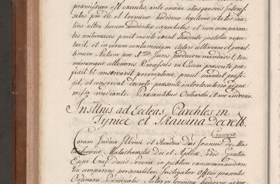 Zdjęcie nr 978 dla obiektu archiwalnego: Volumen VII actorum episcopalium Joannis Małachowski, episcopi Cracoviensis, ducis Severiae de anno 1694 - 1696, quorum index ad finem videatur