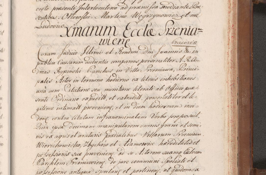 Zdjęcie nr 975 dla obiektu archiwalnego: Volumen VII actorum episcopalium Joannis Małachowski, episcopi Cracoviensis, ducis Severiae de anno 1694 - 1696, quorum index ad finem videatur