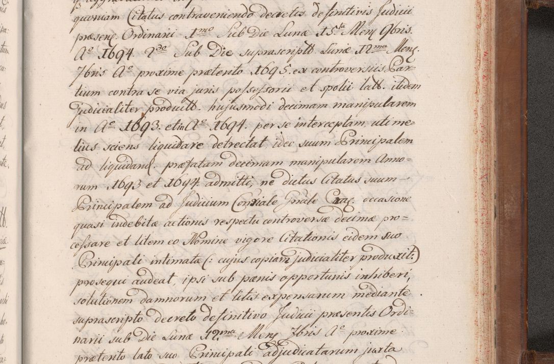 Zdjęcie nr 971 dla obiektu archiwalnego: Volumen VII actorum episcopalium Joannis Małachowski, episcopi Cracoviensis, ducis Severiae de anno 1694 - 1696, quorum index ad finem videatur