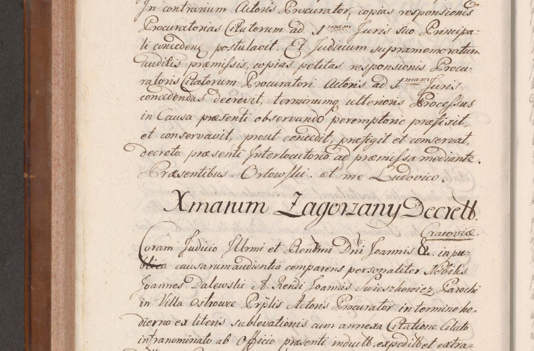 Zdjęcie nr 970 dla obiektu archiwalnego: Volumen VII actorum episcopalium Joannis Małachowski, episcopi Cracoviensis, ducis Severiae de anno 1694 - 1696, quorum index ad finem videatur