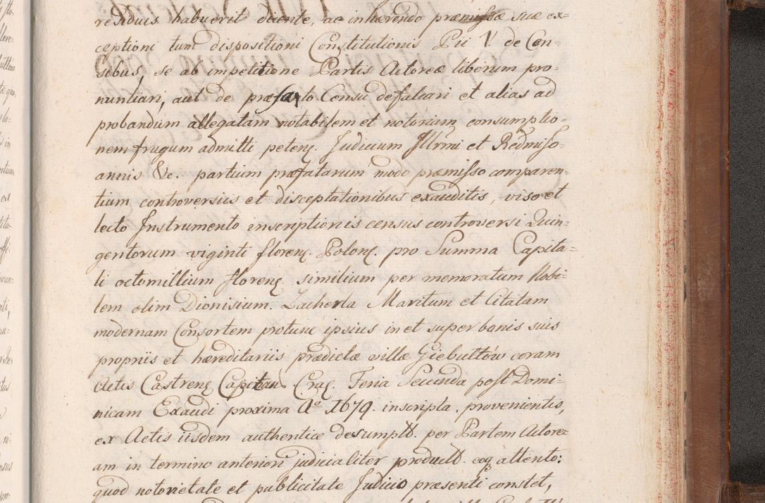 Zdjęcie nr 967 dla obiektu archiwalnego: Volumen VII actorum episcopalium Joannis Małachowski, episcopi Cracoviensis, ducis Severiae de anno 1694 - 1696, quorum index ad finem videatur