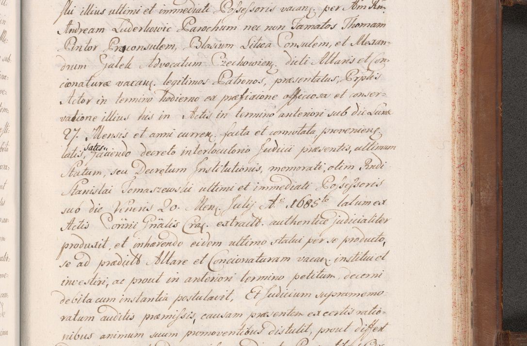 Zdjęcie nr 965 dla obiektu archiwalnego: Volumen VII actorum episcopalium Joannis Małachowski, episcopi Cracoviensis, ducis Severiae de anno 1694 - 1696, quorum index ad finem videatur