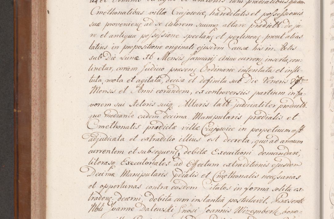 Zdjęcie nr 962 dla obiektu archiwalnego: Volumen VII actorum episcopalium Joannis Małachowski, episcopi Cracoviensis, ducis Severiae de anno 1694 - 1696, quorum index ad finem videatur