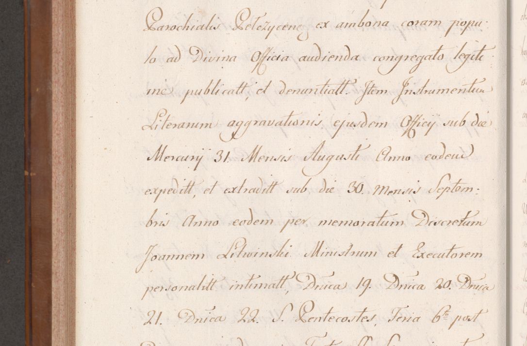 Zdjęcie nr 956 dla obiektu archiwalnego: Volumen VII actorum episcopalium Joannis Małachowski, episcopi Cracoviensis, ducis Severiae de anno 1694 - 1696, quorum index ad finem videatur