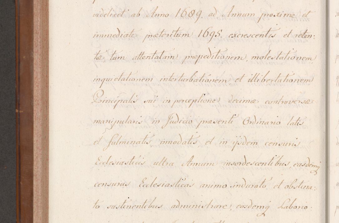 Zdjęcie nr 954 dla obiektu archiwalnego: Volumen VII actorum episcopalium Joannis Małachowski, episcopi Cracoviensis, ducis Severiae de anno 1694 - 1696, quorum index ad finem videatur