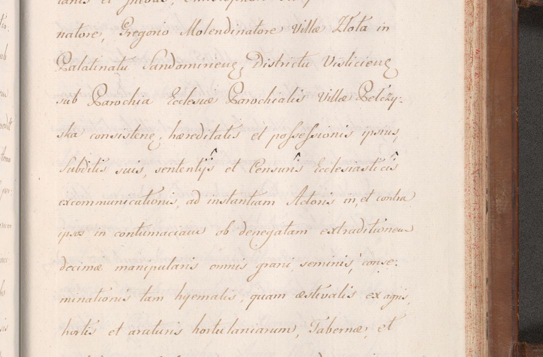 Zdjęcie nr 953 dla obiektu archiwalnego: Volumen VII actorum episcopalium Joannis Małachowski, episcopi Cracoviensis, ducis Severiae de anno 1694 - 1696, quorum index ad finem videatur