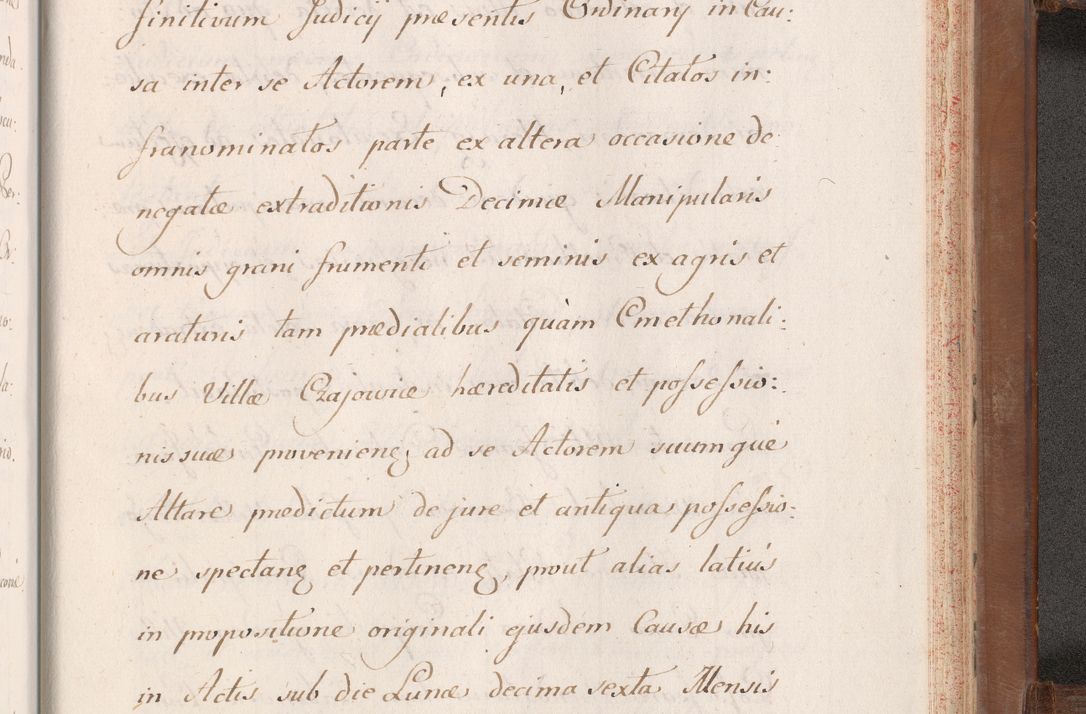 Zdjęcie nr 949 dla obiektu archiwalnego: Volumen VII actorum episcopalium Joannis Małachowski, episcopi Cracoviensis, ducis Severiae de anno 1694 - 1696, quorum index ad finem videatur