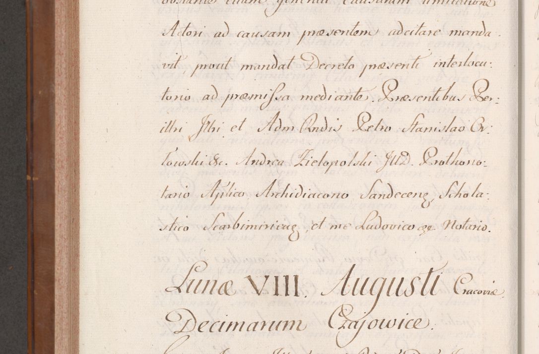 Zdjęcie nr 948 dla obiektu archiwalnego: Volumen VII actorum episcopalium Joannis Małachowski, episcopi Cracoviensis, ducis Severiae de anno 1694 - 1696, quorum index ad finem videatur