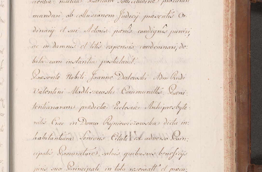 Zdjęcie nr 947 dla obiektu archiwalnego: Volumen VII actorum episcopalium Joannis Małachowski, episcopi Cracoviensis, ducis Severiae de anno 1694 - 1696, quorum index ad finem videatur