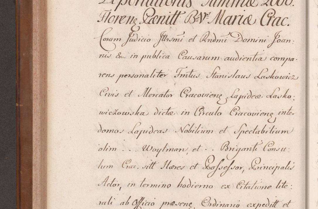 Zdjęcie nr 943 dla obiektu archiwalnego: Volumen VII actorum episcopalium Joannis Małachowski, episcopi Cracoviensis, ducis Severiae de anno 1694 - 1696, quorum index ad finem videatur