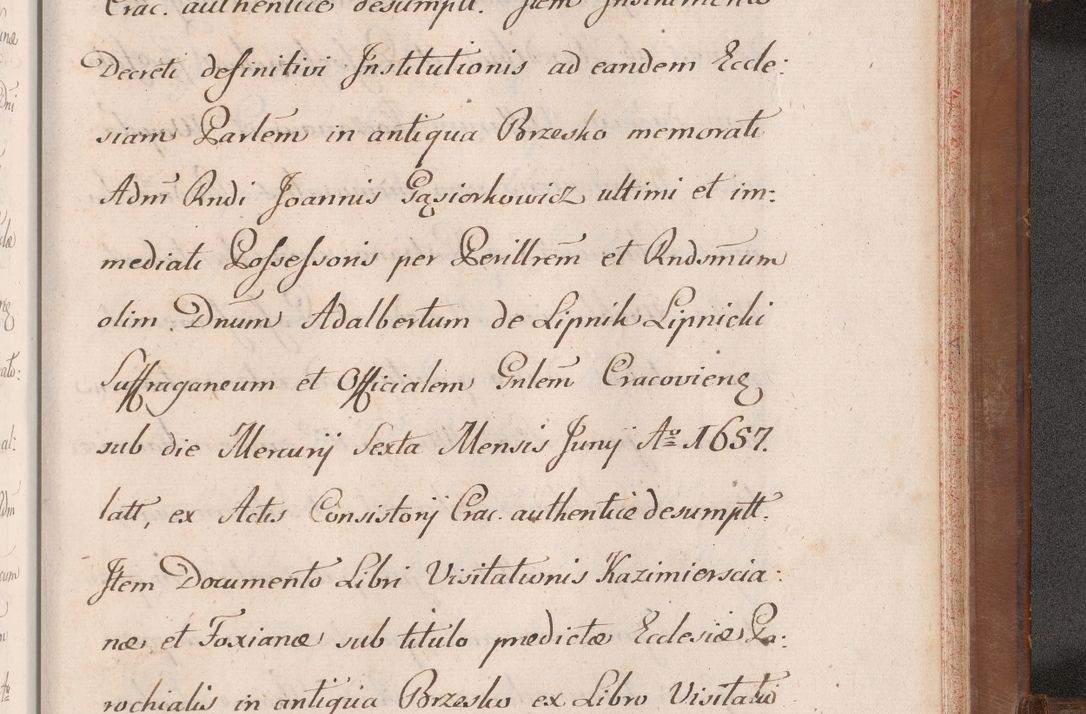 Zdjęcie nr 940 dla obiektu archiwalnego: Volumen VII actorum episcopalium Joannis Małachowski, episcopi Cracoviensis, ducis Severiae de anno 1694 - 1696, quorum index ad finem videatur