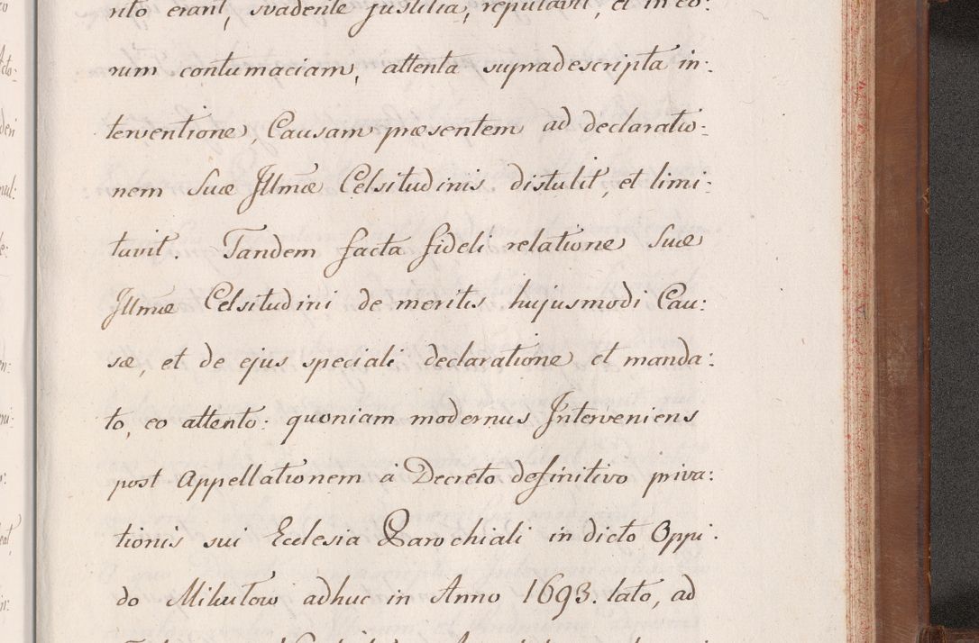Zdjęcie nr 932 dla obiektu archiwalnego: Volumen VII actorum episcopalium Joannis Małachowski, episcopi Cracoviensis, ducis Severiae de anno 1694 - 1696, quorum index ad finem videatur