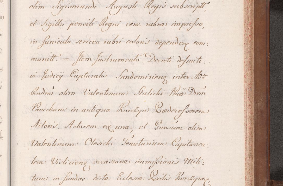 Zdjęcie nr 924 dla obiektu archiwalnego: Volumen VII actorum episcopalium Joannis Małachowski, episcopi Cracoviensis, ducis Severiae de anno 1694 - 1696, quorum index ad finem videatur