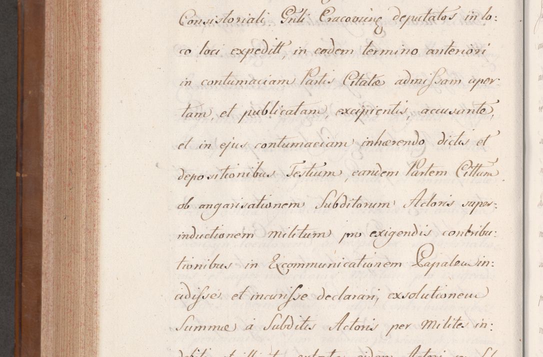 Zdjęcie nr 921 dla obiektu archiwalnego: Volumen VII actorum episcopalium Joannis Małachowski, episcopi Cracoviensis, ducis Severiae de anno 1694 - 1696, quorum index ad finem videatur