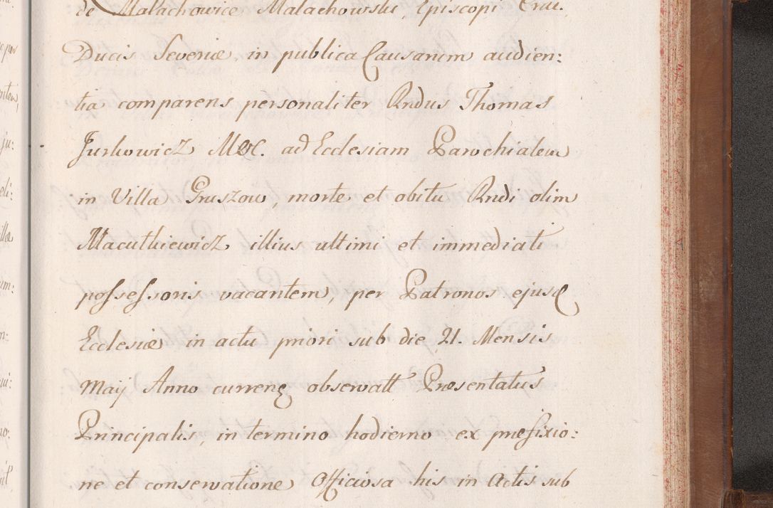 Zdjęcie nr 914 dla obiektu archiwalnego: Volumen VII actorum episcopalium Joannis Małachowski, episcopi Cracoviensis, ducis Severiae de anno 1694 - 1696, quorum index ad finem videatur