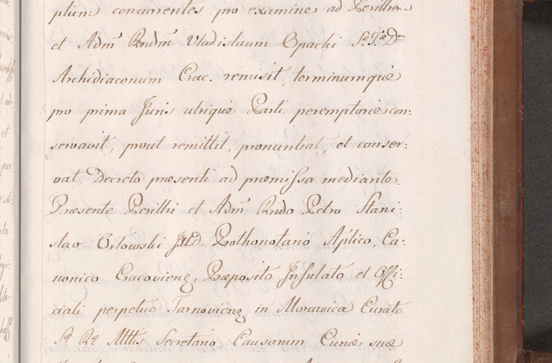 Zdjęcie nr 904 dla obiektu archiwalnego: Volumen VII actorum episcopalium Joannis Małachowski, episcopi Cracoviensis, ducis Severiae de anno 1694 - 1696, quorum index ad finem videatur
