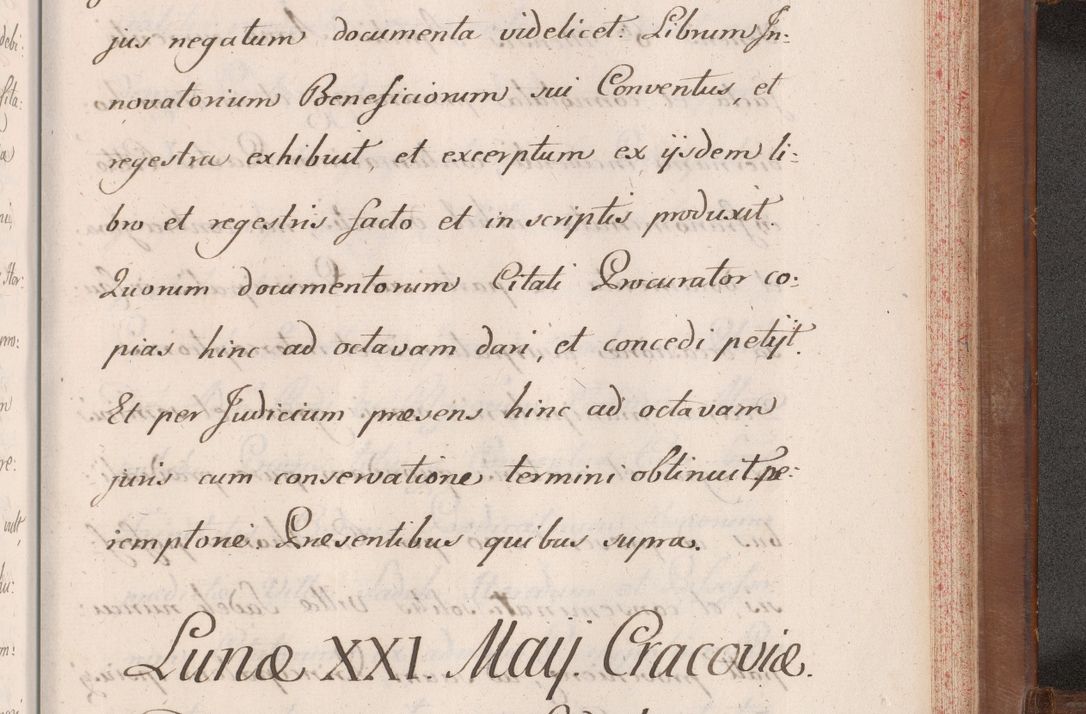 Zdjęcie nr 884 dla obiektu archiwalnego: Volumen VII actorum episcopalium Joannis Małachowski, episcopi Cracoviensis, ducis Severiae de anno 1694 - 1696, quorum index ad finem videatur
