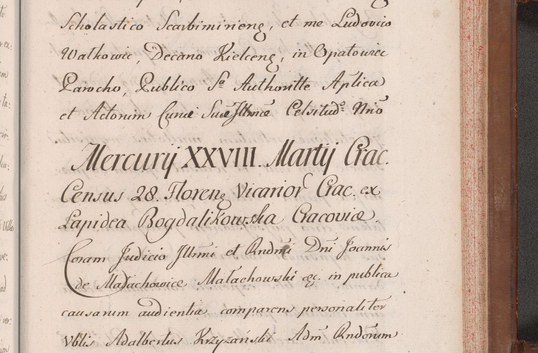 Zdjęcie nr 868 dla obiektu archiwalnego: Volumen VII actorum episcopalium Joannis Małachowski, episcopi Cracoviensis, ducis Severiae de anno 1694 - 1696, quorum index ad finem videatur