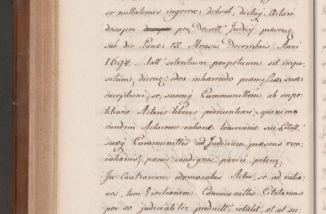 Zdjęcie nr 865 dla obiektu archiwalnego: Volumen VII actorum episcopalium Joannis Małachowski, episcopi Cracoviensis, ducis Severiae de anno 1694 - 1696, quorum index ad finem videatur