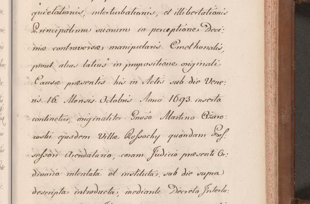 Zdjęcie nr 858 dla obiektu archiwalnego: Volumen VII actorum episcopalium Joannis Małachowski, episcopi Cracoviensis, ducis Severiae de anno 1694 - 1696, quorum index ad finem videatur