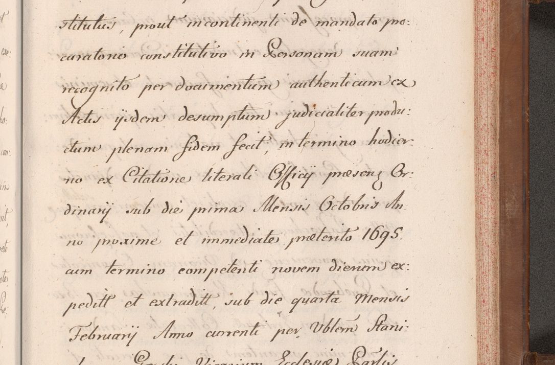 Zdjęcie nr 856 dla obiektu archiwalnego: Volumen VII actorum episcopalium Joannis Małachowski, episcopi Cracoviensis, ducis Severiae de anno 1694 - 1696, quorum index ad finem videatur