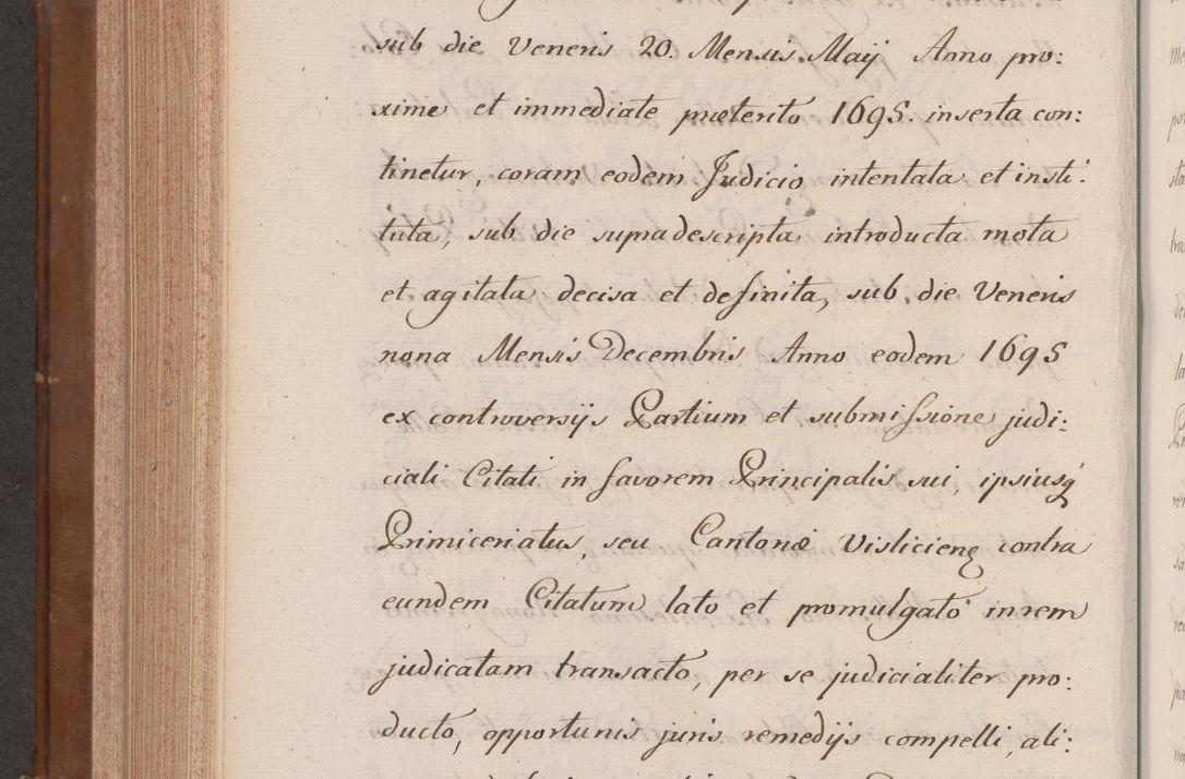 Zdjęcie nr 851 dla obiektu archiwalnego: Volumen VII actorum episcopalium Joannis Małachowski, episcopi Cracoviensis, ducis Severiae de anno 1694 - 1696, quorum index ad finem videatur