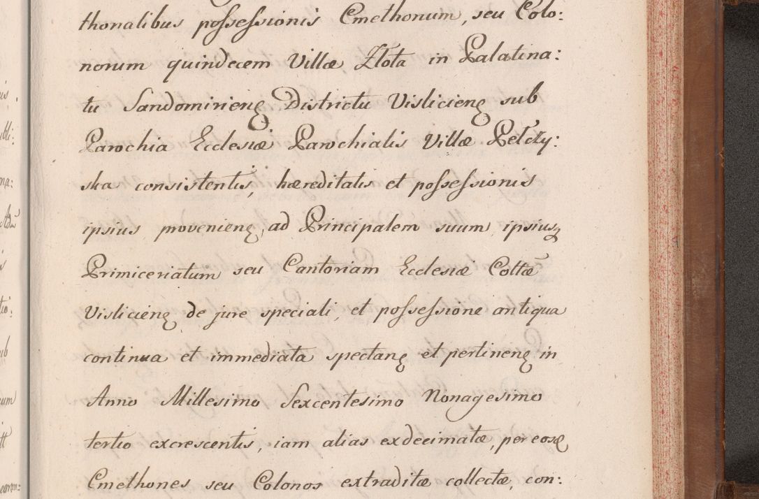 Zdjęcie nr 850 dla obiektu archiwalnego: Volumen VII actorum episcopalium Joannis Małachowski, episcopi Cracoviensis, ducis Severiae de anno 1694 - 1696, quorum index ad finem videatur
