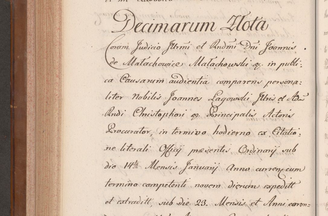 Zdjęcie nr 849 dla obiektu archiwalnego: Volumen VII actorum episcopalium Joannis Małachowski, episcopi Cracoviensis, ducis Severiae de anno 1694 - 1696, quorum index ad finem videatur
