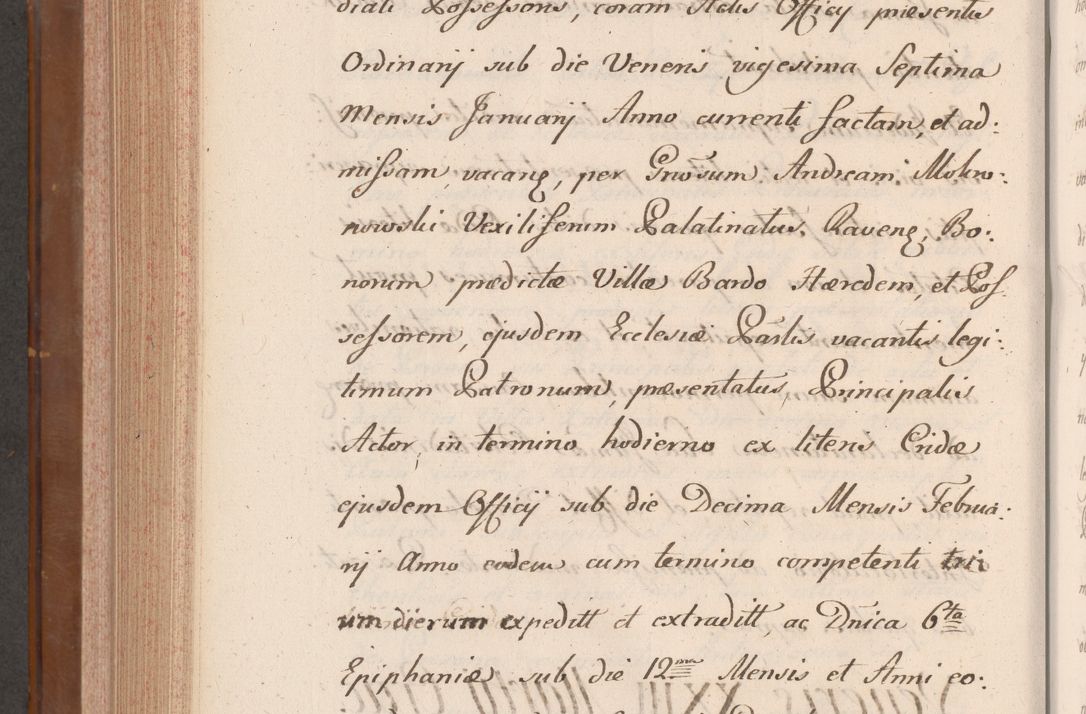 Zdjęcie nr 845 dla obiektu archiwalnego: Volumen VII actorum episcopalium Joannis Małachowski, episcopi Cracoviensis, ducis Severiae de anno 1694 - 1696, quorum index ad finem videatur