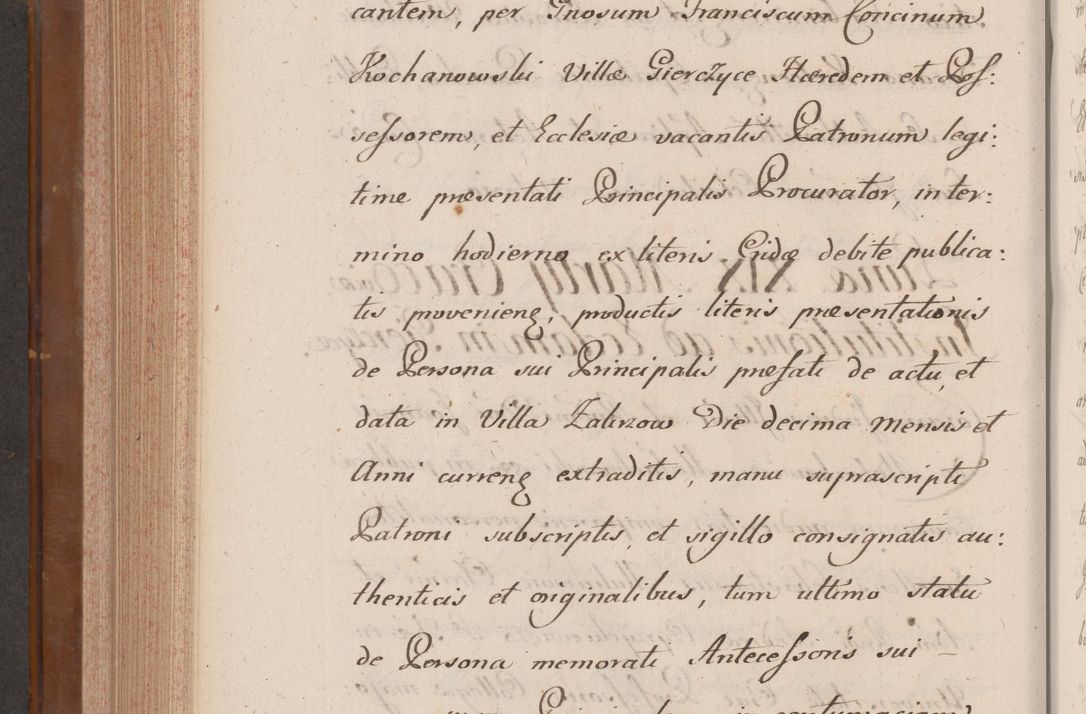 Zdjęcie nr 843 dla obiektu archiwalnego: Volumen VII actorum episcopalium Joannis Małachowski, episcopi Cracoviensis, ducis Severiae de anno 1694 - 1696, quorum index ad finem videatur