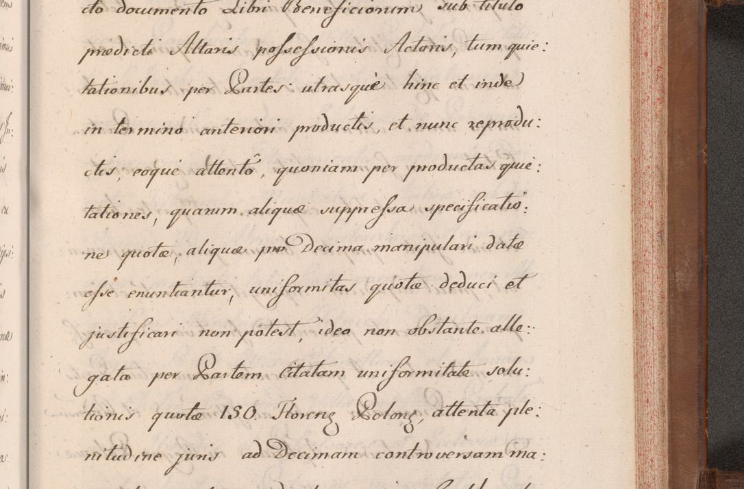 Zdjęcie nr 836 dla obiektu archiwalnego: Volumen VII actorum episcopalium Joannis Małachowski, episcopi Cracoviensis, ducis Severiae de anno 1694 - 1696, quorum index ad finem videatur