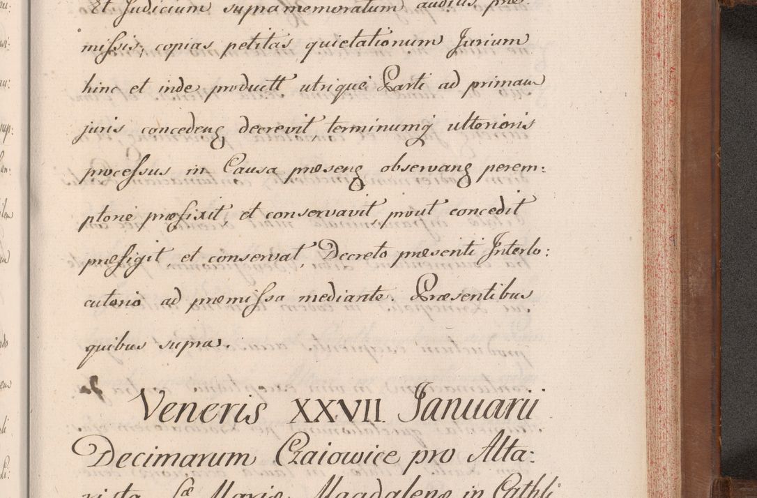 Zdjęcie nr 832 dla obiektu archiwalnego: Volumen VII actorum episcopalium Joannis Małachowski, episcopi Cracoviensis, ducis Severiae de anno 1694 - 1696, quorum index ad finem videatur