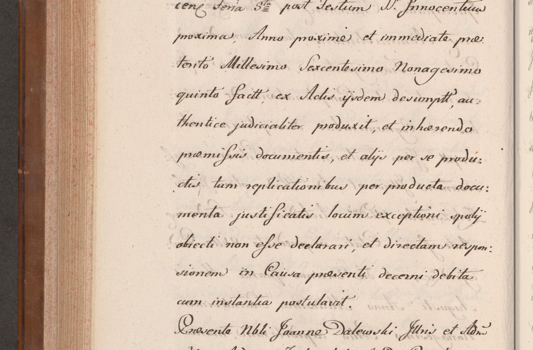 Zdjęcie nr 823 dla obiektu archiwalnego: Volumen VII actorum episcopalium Joannis Małachowski, episcopi Cracoviensis, ducis Severiae de anno 1694 - 1696, quorum index ad finem videatur