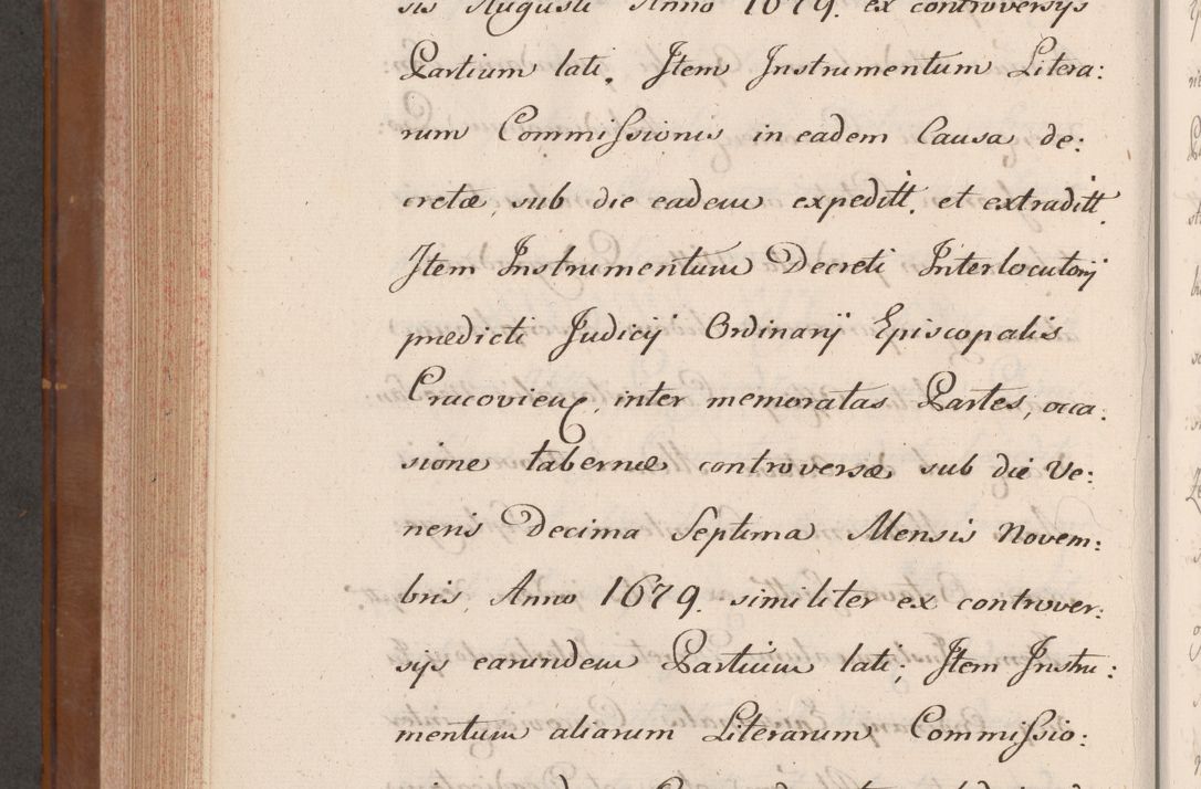 Zdjęcie nr 821 dla obiektu archiwalnego: Volumen VII actorum episcopalium Joannis Małachowski, episcopi Cracoviensis, ducis Severiae de anno 1694 - 1696, quorum index ad finem videatur
