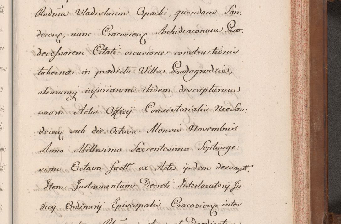 Zdjęcie nr 820 dla obiektu archiwalnego: Volumen VII actorum episcopalium Joannis Małachowski, episcopi Cracoviensis, ducis Severiae de anno 1694 - 1696, quorum index ad finem videatur
