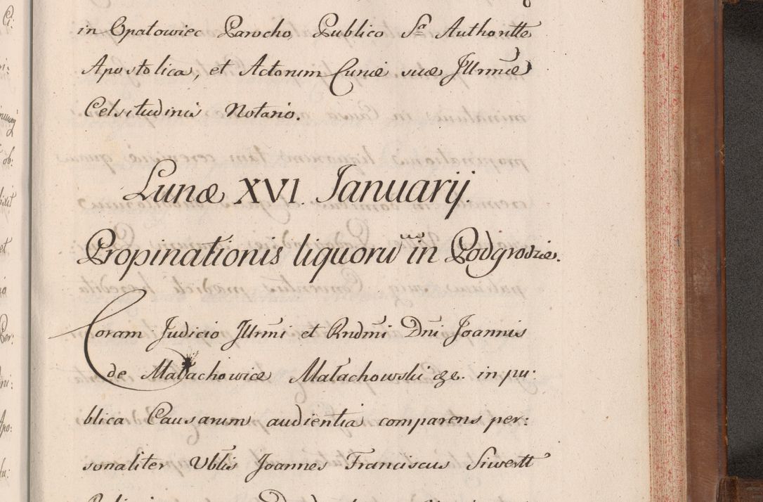 Zdjęcie nr 818 dla obiektu archiwalnego: Volumen VII actorum episcopalium Joannis Małachowski, episcopi Cracoviensis, ducis Severiae de anno 1694 - 1696, quorum index ad finem videatur
