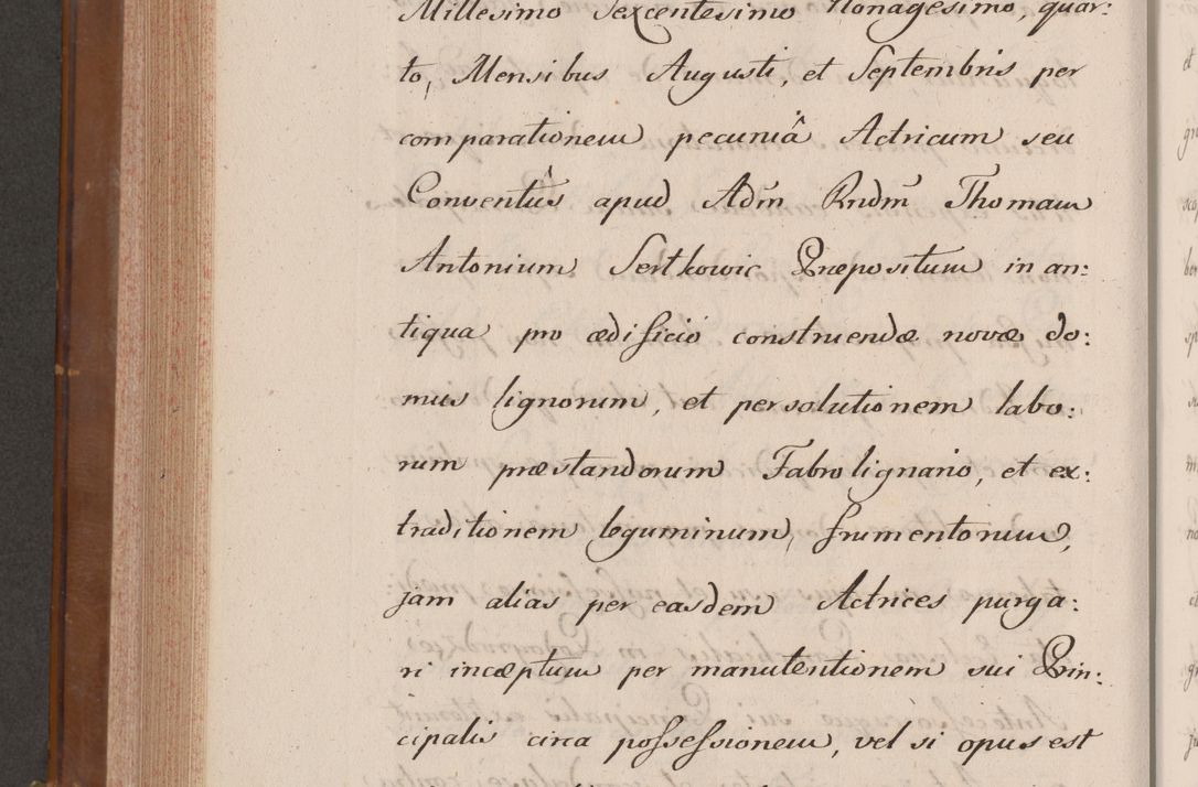 Zdjęcie nr 815 dla obiektu archiwalnego: Volumen VII actorum episcopalium Joannis Małachowski, episcopi Cracoviensis, ducis Severiae de anno 1694 - 1696, quorum index ad finem videatur