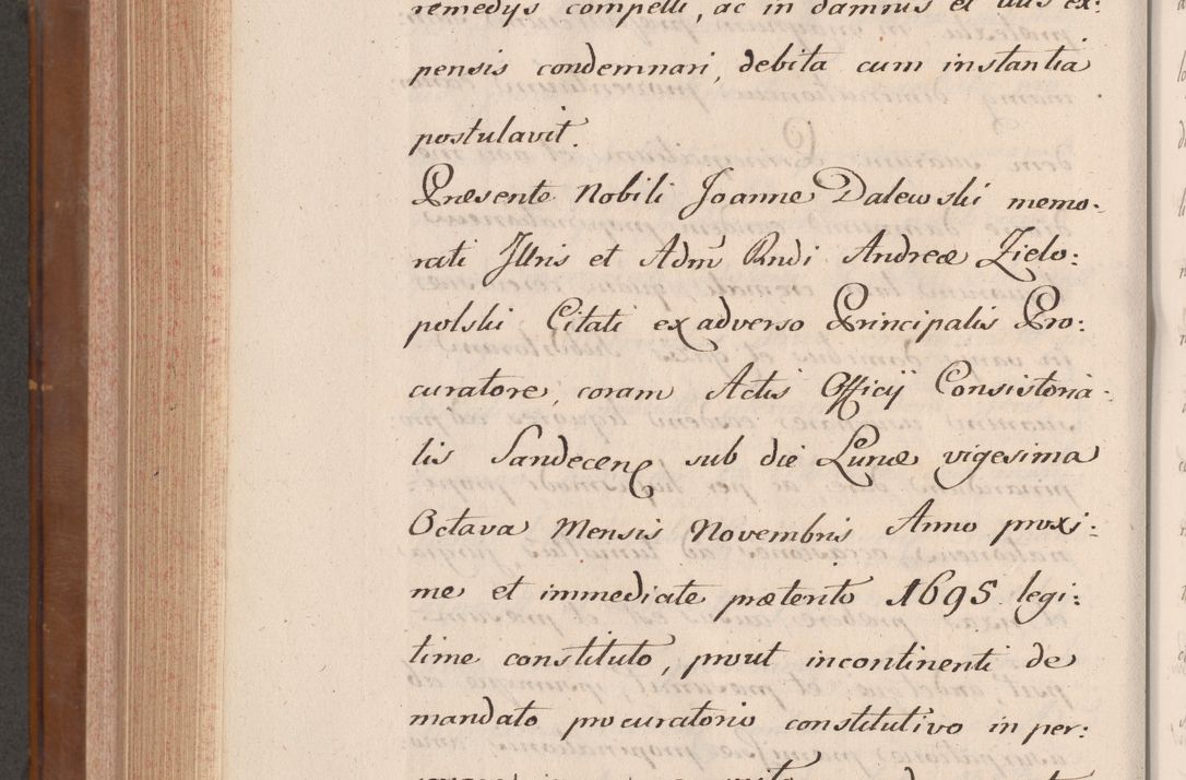 Zdjęcie nr 813 dla obiektu archiwalnego: Volumen VII actorum episcopalium Joannis Małachowski, episcopi Cracoviensis, ducis Severiae de anno 1694 - 1696, quorum index ad finem videatur