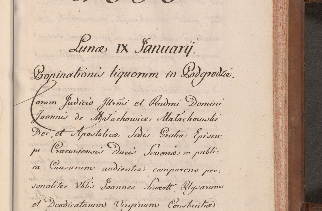 Zdjęcie nr 810 dla obiektu archiwalnego: Volumen VII actorum episcopalium Joannis Małachowski, episcopi Cracoviensis, ducis Severiae de anno 1694 - 1696, quorum index ad finem videatur
