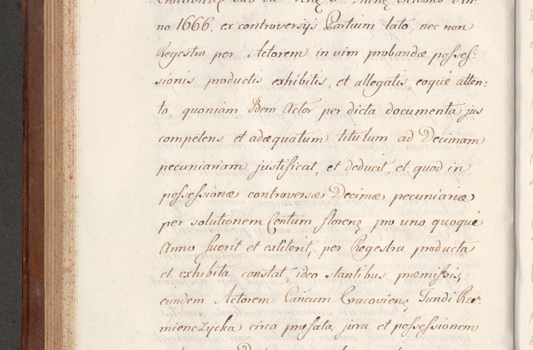 Zdjęcie nr 198 dla obiektu archiwalnego: Volumen VI actorum episcopalium R. D. Joannis Małachowski, episcopi Cracoviensis, ducis Severiae de anno 1692 et 1693, quorum index ad finem videatur