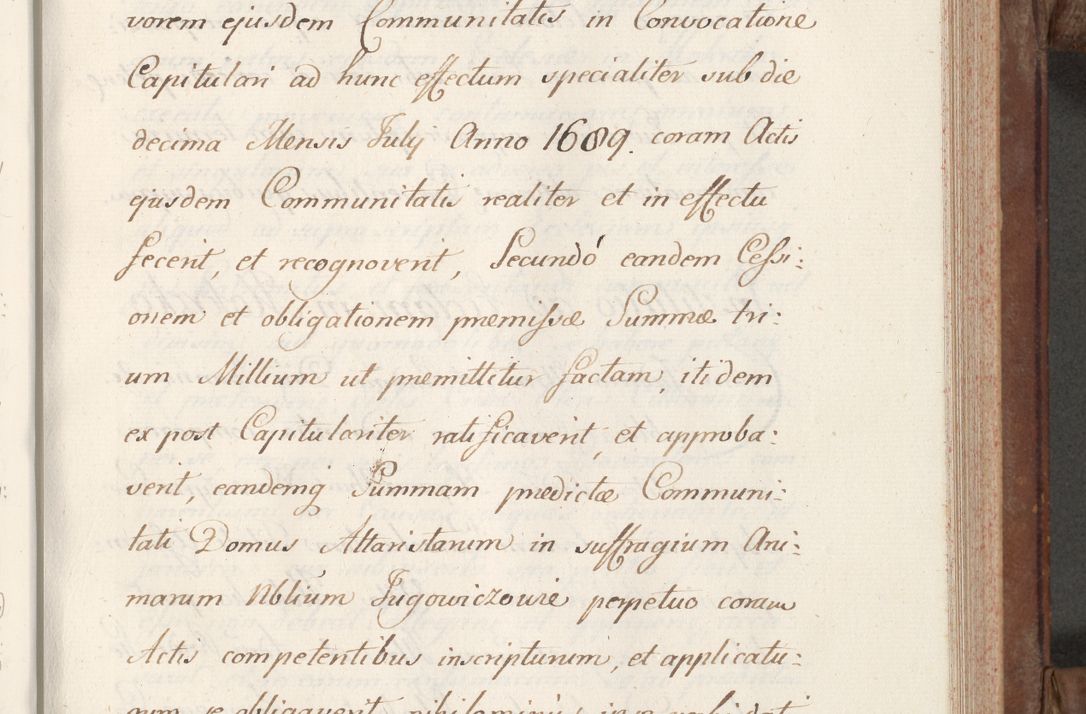 Zdjęcie nr 191 dla obiektu archiwalnego: Volumen VI actorum episcopalium R. D. Joannis Małachowski, episcopi Cracoviensis, ducis Severiae de anno 1692 et 1693, quorum index ad finem videatur