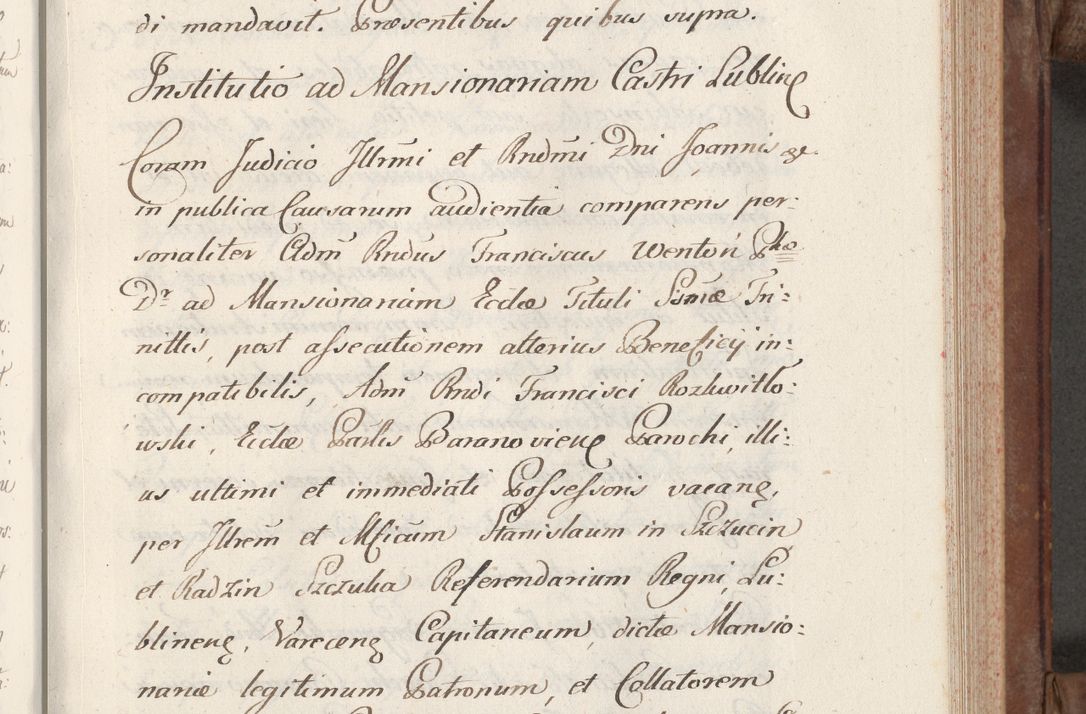 Zdjęcie nr 171 dla obiektu archiwalnego: Volumen VI actorum episcopalium R. D. Joannis Małachowski, episcopi Cracoviensis, ducis Severiae de anno 1692 et 1693, quorum index ad finem videatur