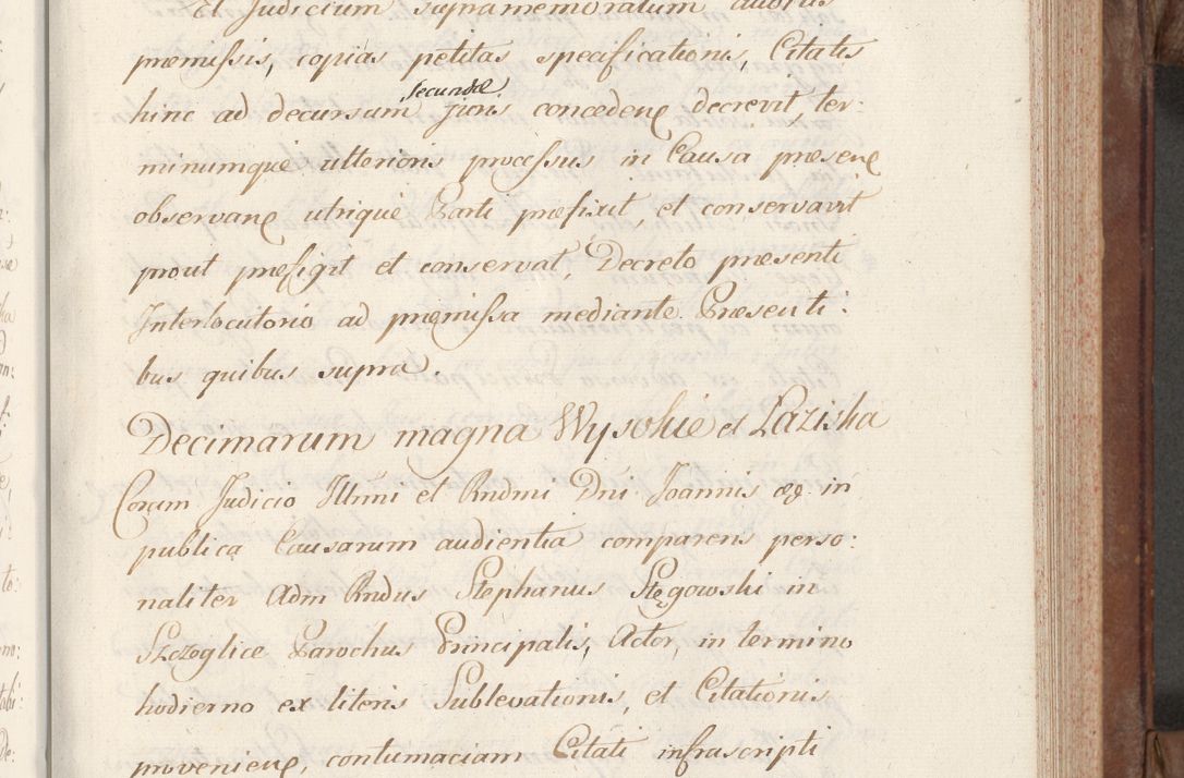 Zdjęcie nr 155 dla obiektu archiwalnego: Volumen VI actorum episcopalium R. D. Joannis Małachowski, episcopi Cracoviensis, ducis Severiae de anno 1692 et 1693, quorum index ad finem videatur