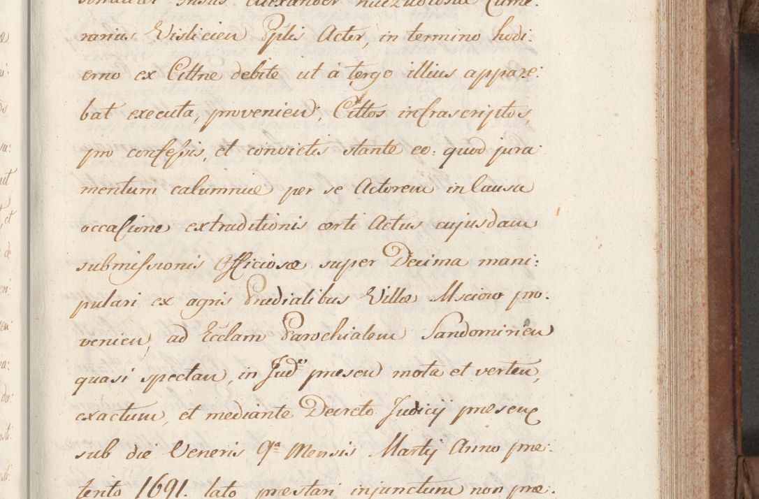 Zdjęcie nr 137 dla obiektu archiwalnego: Volumen VI actorum episcopalium R. D. Joannis Małachowski, episcopi Cracoviensis, ducis Severiae de anno 1692 et 1693, quorum index ad finem videatur