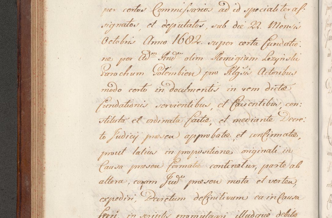 Zdjęcie nr 140 dla obiektu archiwalnego: Volumen VI actorum episcopalium R. D. Joannis Małachowski, episcopi Cracoviensis, ducis Severiae de anno 1692 et 1693, quorum index ad finem videatur