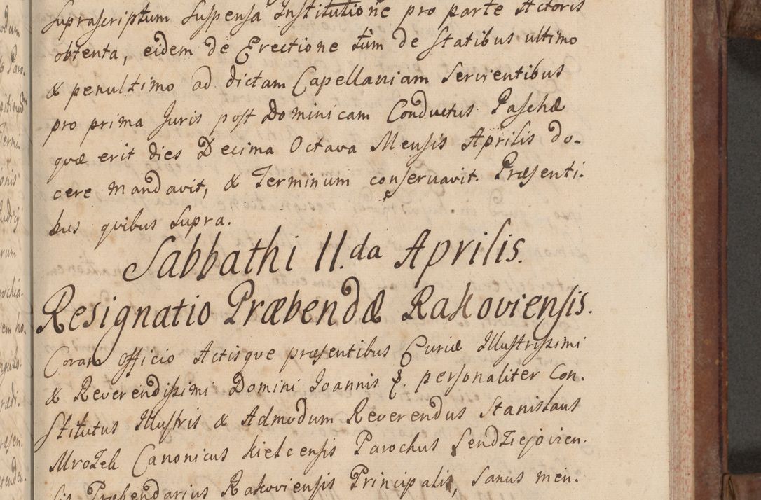 Zdjęcie nr 127 dla obiektu archiwalnego: Volumen VI actorum episcopalium R. D. Joannis Małachowski, episcopi Cracoviensis, ducis Severiae de anno 1692 et 1693, quorum index ad finem videatur